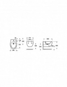 Bidet suspendu BATA 2