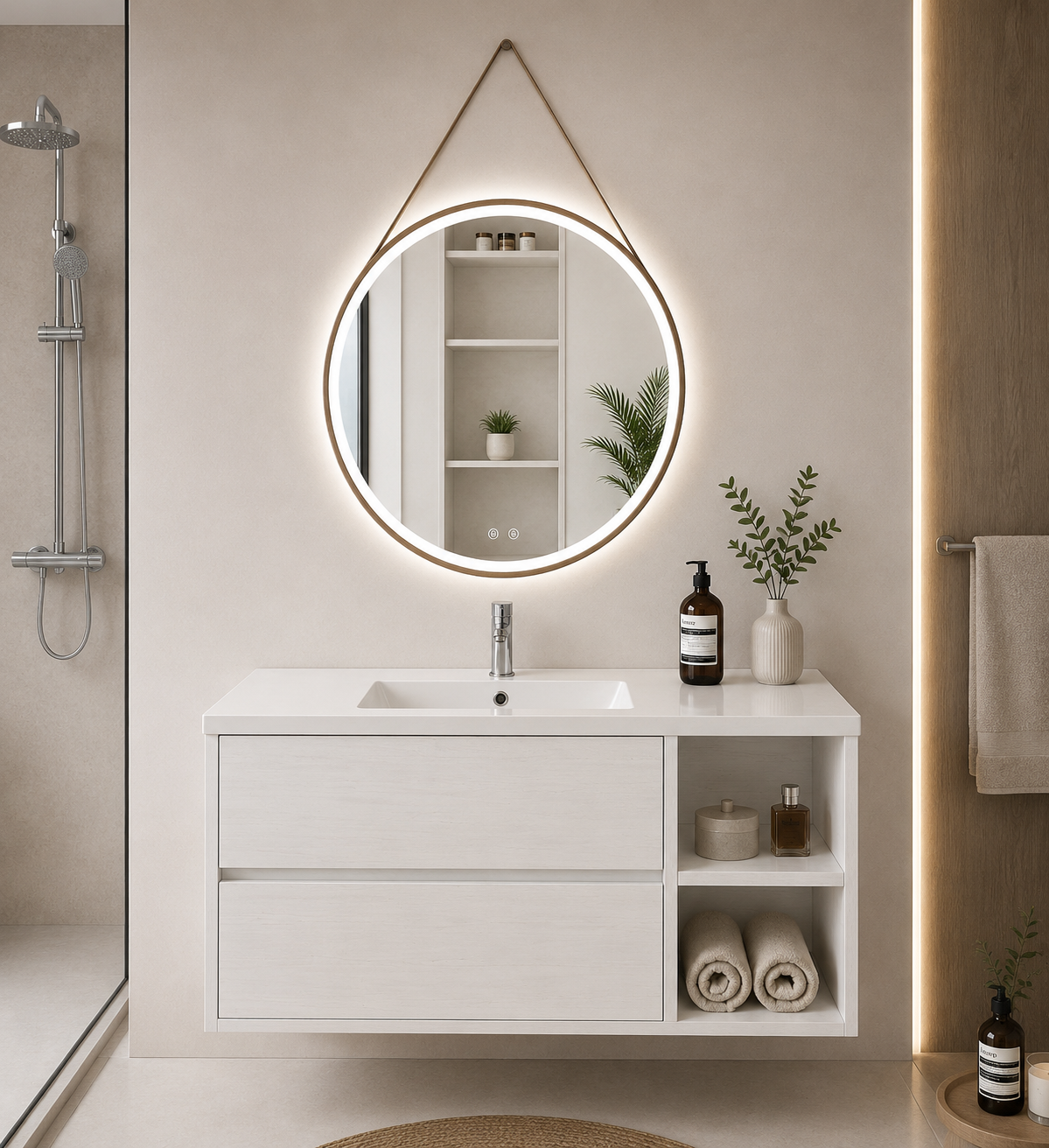 Meuble de salle de bain Zeus avec lavabo