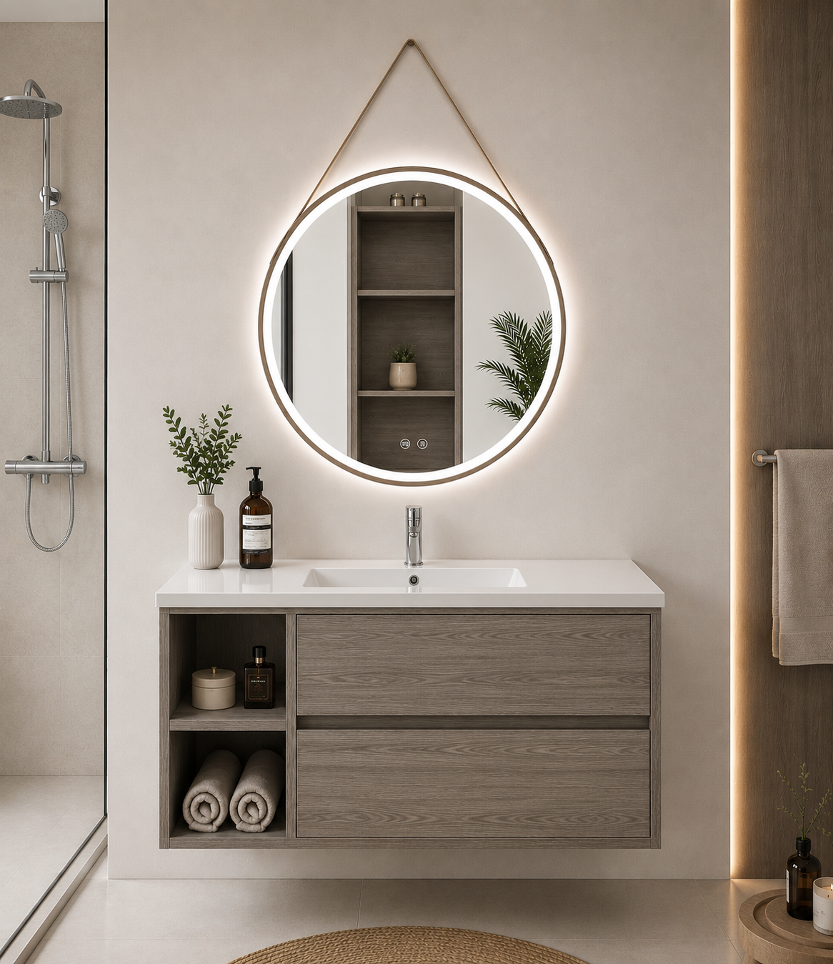Meuble de salle de bain Zeus avec lavabo