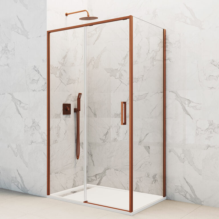 Paroi de douche d'angle avec panneau fixe TWENTY