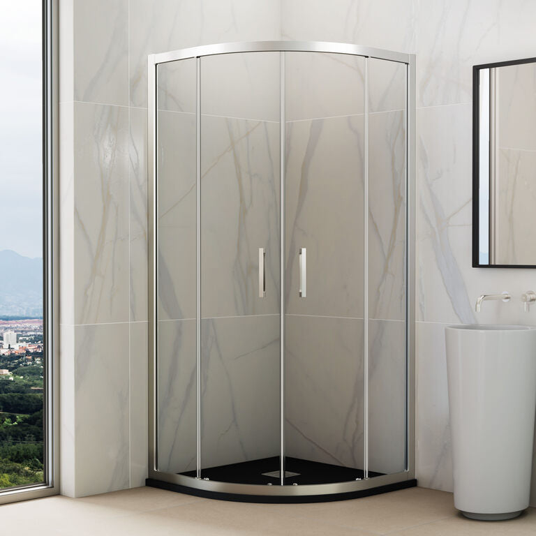 Parois de douche semi-circulaires