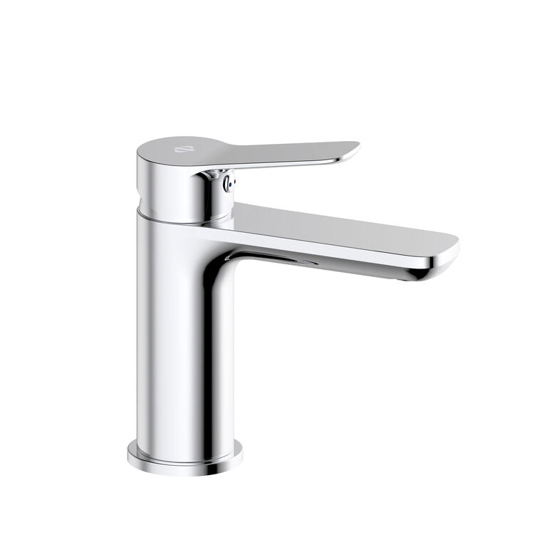 Ensemble de meubles de salle de bain VOLUM avec lavabo + miroir LED + colonne 140 cm + mitigeur – Estepa – 80/100/120 cm