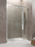 Paroi de douche frontale 2 fixes + 2 coulissantes AKTUAL
