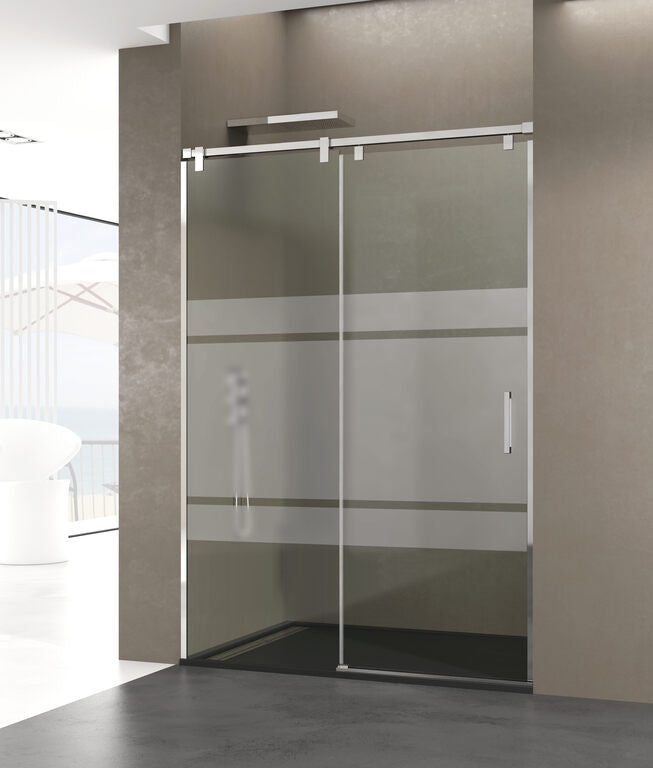Paroi de douche frontale 1 fixe + 1 coulissant FUTURA