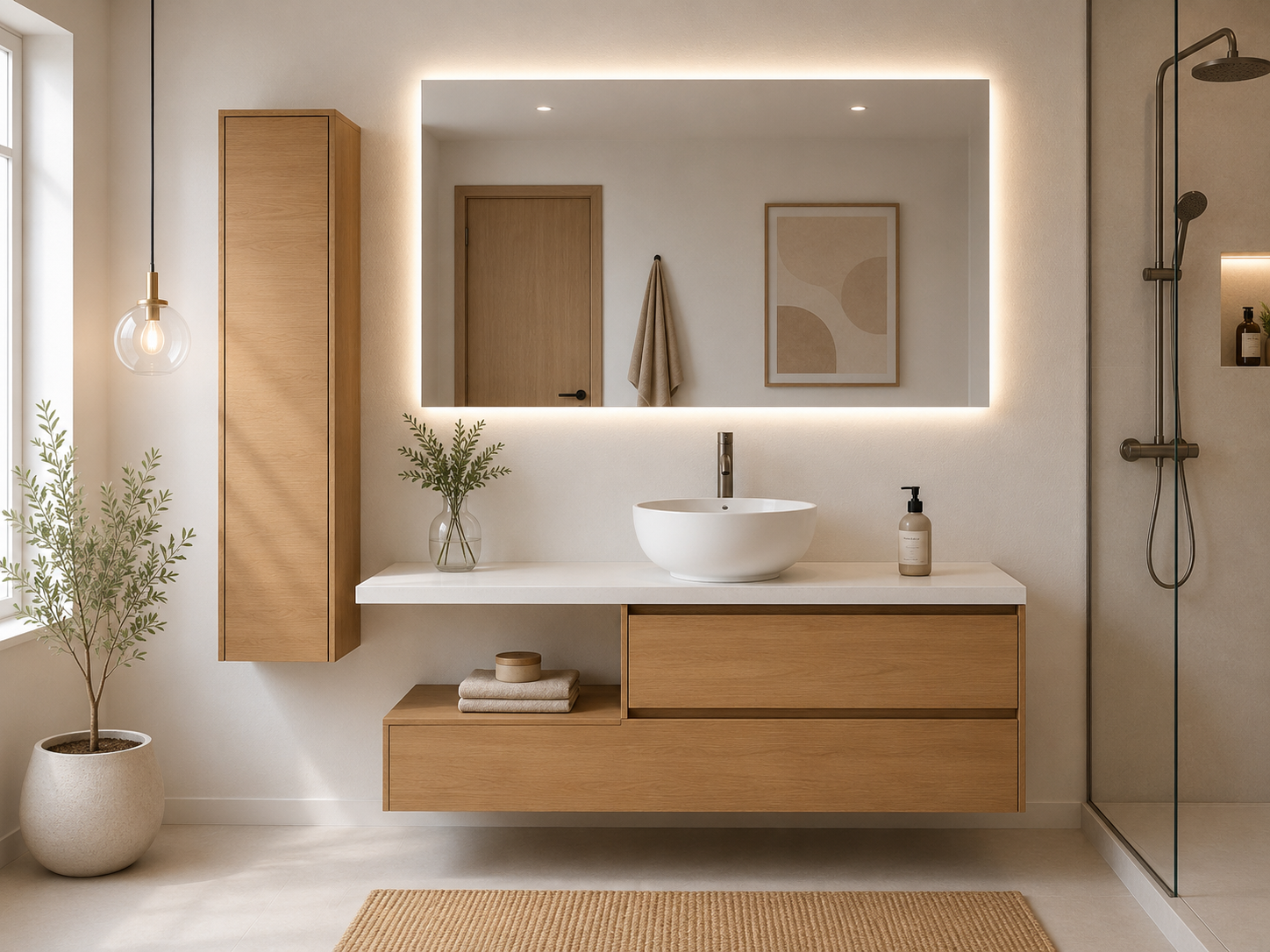 Meuble de salle de bain design MENORCA